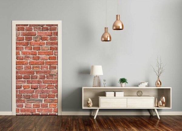 Fototapeta na dvere tehlová stena 75x205 cm