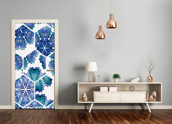 Fototapeta na dvere mandala 85x205 cm