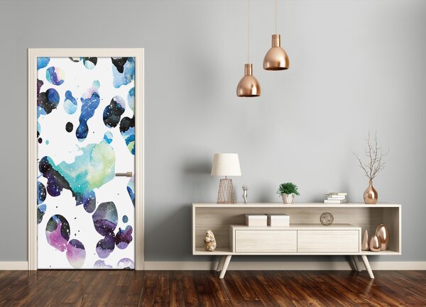 Fototapeta na dvere farebný vesmír 85x205 cm