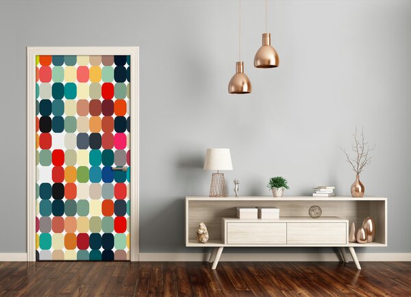 Fototapeta na dvere geometrické pozadie 85x205 cm