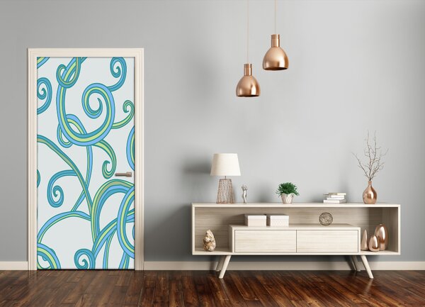 Fototapeta na dvere abstraktné špirála 95x205 cm