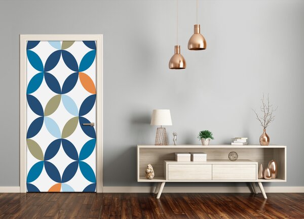 Fototapeta na dvere geometrické pozadie 95x205 cm