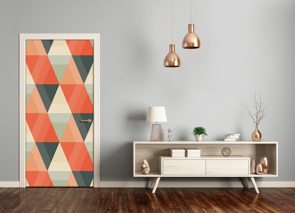 Fototapeta na dvere geometrické pozadie 85x205 cm