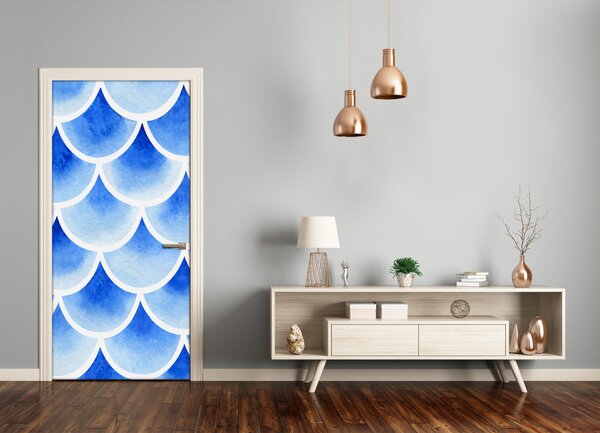 Fototapeta na dvere rybie šupiny 75x205 cm