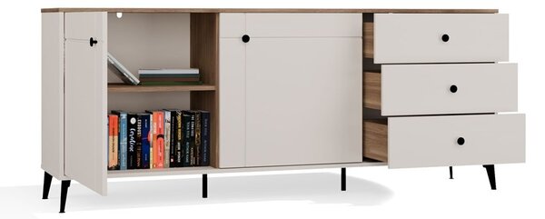 TP Living Komoda Point 183 cm dub Castello/kašmírová
