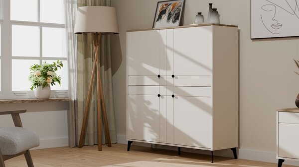 TP Living Komoda Point 123 cm dub Castello/kašmírová