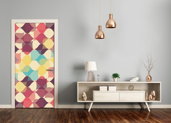 Fototapeta na dvere geometrické pozadie 95x205 cm