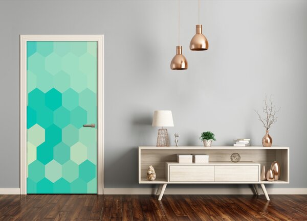 Fototapeta na dvere geometrické pozadie 75x205 cm