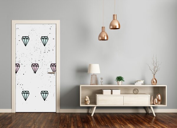 Fototapeta na dvere diamanty 75x205 cm