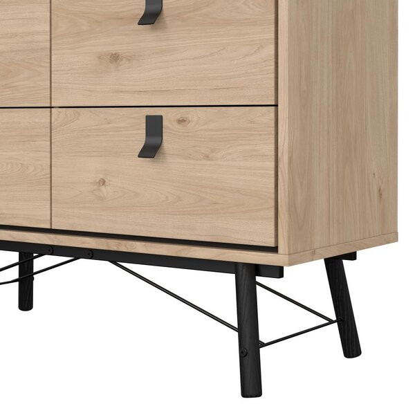 Tvilum Komoda Rainy 102 cm so zásuvkami orechovec Jacson