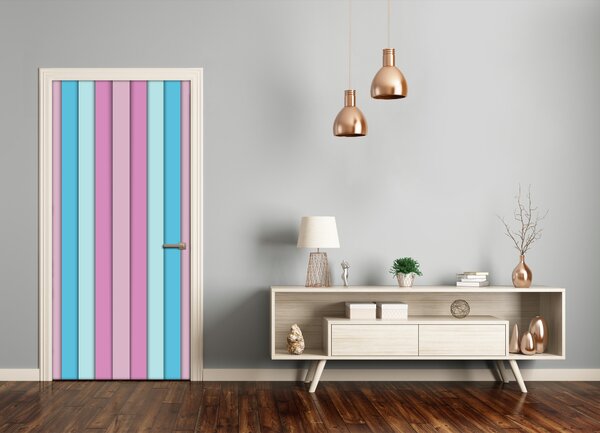 Fototapeta na dvere farebné pásy 85x205 cm