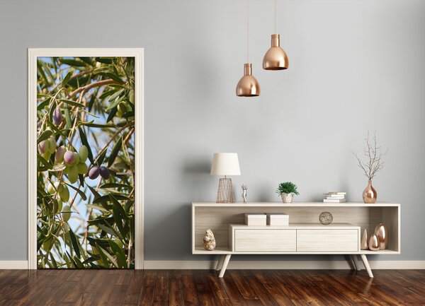 Fototapeta samolepiace Olivy na strome 75x205 cm