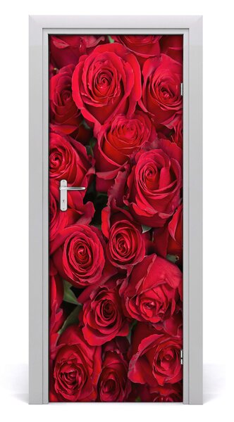 Fototapeta samolepiace červená ruža 95x205 cm