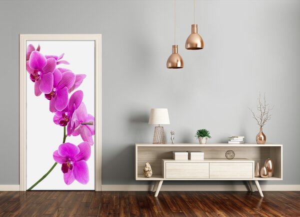 Fototapeta samolepiace ružová orchidea 95x205 cm