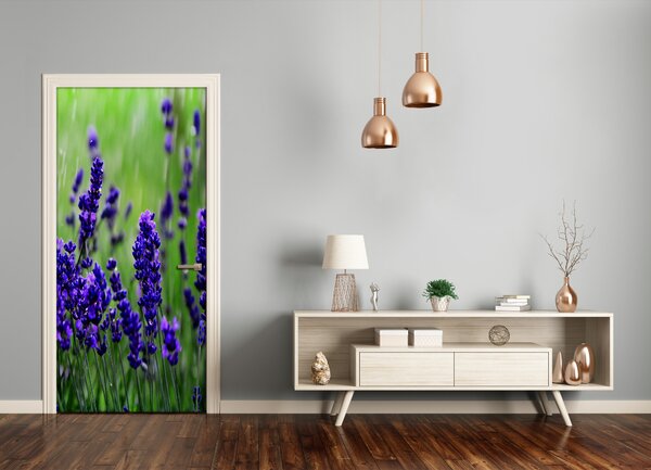 Fototapeta samolepiace pole levanduľa 75x205 cm