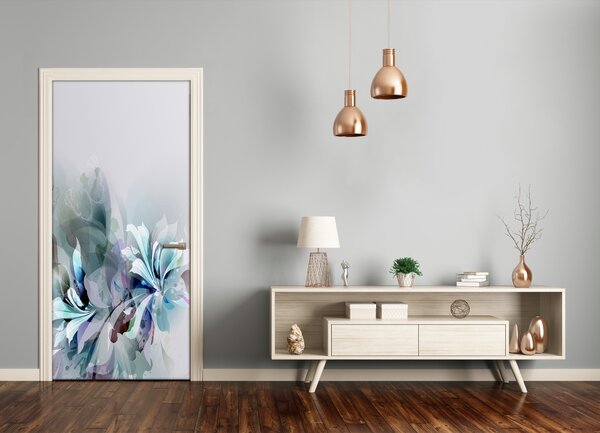 Fototapeta samolepiace Abstrakcyjne kvety 75x205 cm