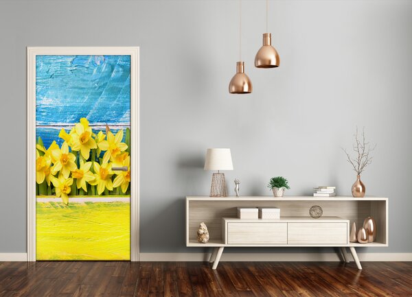 Fototapeta samolepiace narcisy 85x205 cm