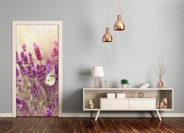 Fototapeta samolepiace kvety levandule 75x205 cm