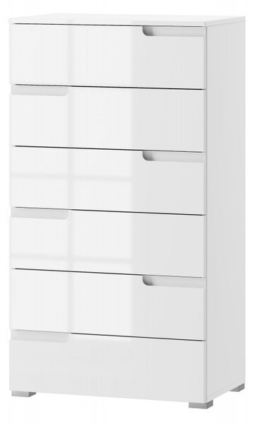 Szynaka Komoda Selene 3 119 cm biela mat/lesk