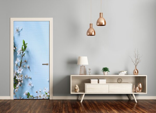 Fototapeta samolepiace kvety višne 85x205 cm