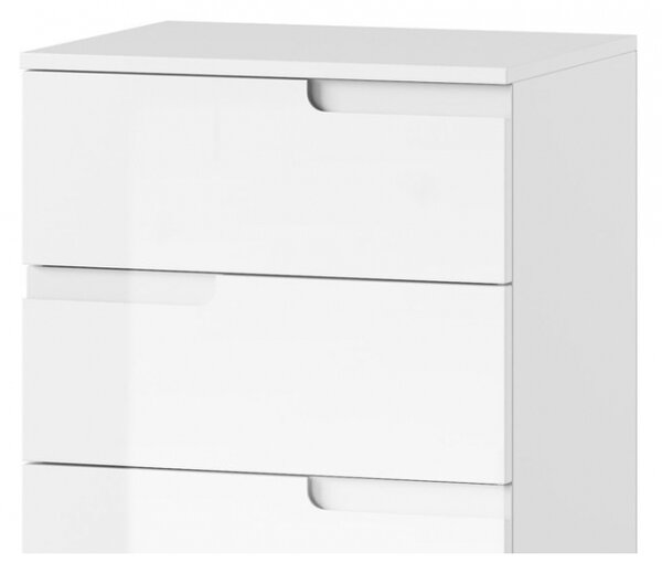 Szynaka Komoda Selene 2 50 cm biela mat/lesk