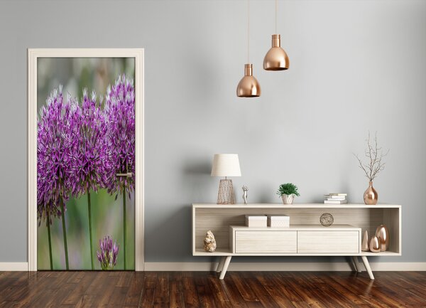 Fototapeta samolepiace kvet cesnaku 75x205 cm