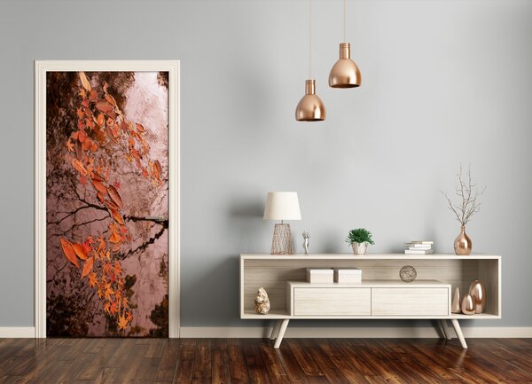 Fototapeta samolepiace jesenné lístie 85x205 cm