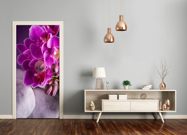 Fototapeta samolepiace ružová orchidea 75x205 cm