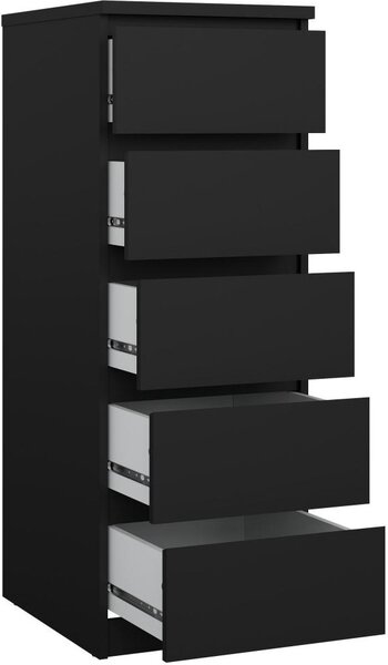 Tvilum Komoda Simplicitous 233 40 cm čierny mat