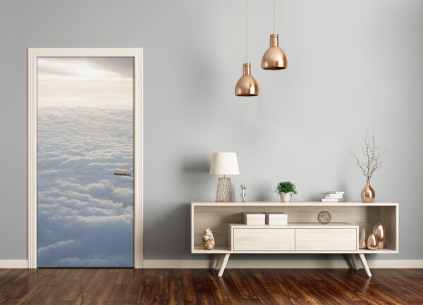 Fototapeta na dvere let nad oblaky 95x205 cm