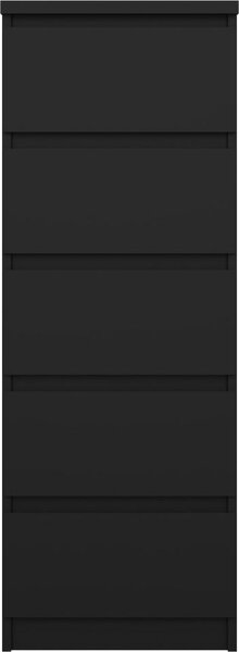 Tvilum Komoda Simplicitous 233 40 cm čierny mat