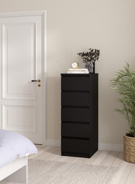 Tvilum Komoda Simplicitous 233 40 cm čierny mat