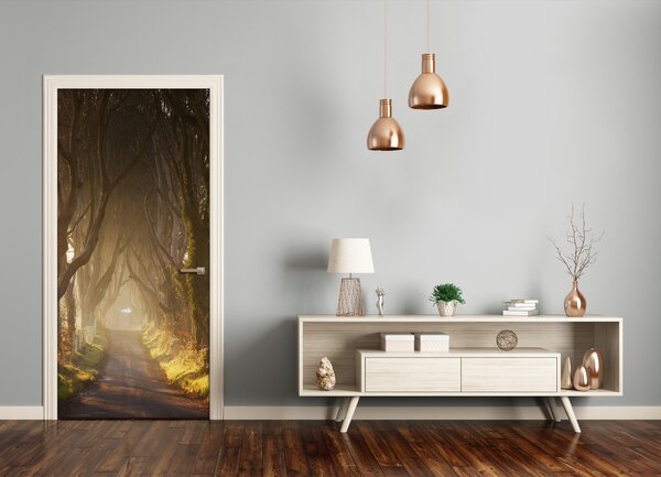 Fototapeta na dvere chodník v lese 85x205 cm