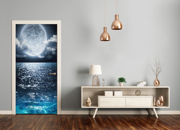Fototapeta na dvere mesiac v splne 75x205 cm