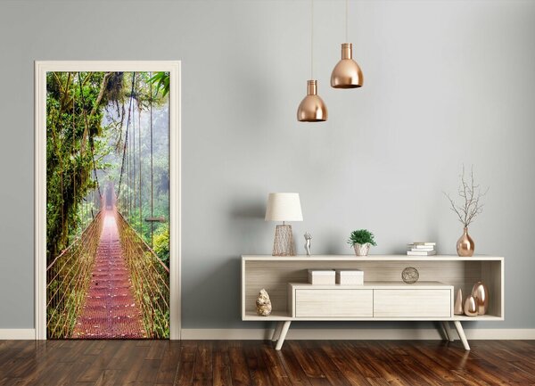 Fototapeta na dvere visiaci most 75x205 cm
