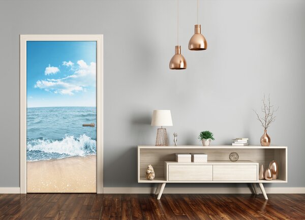 Fototapeta na dvere pláž a more 75x205 cm