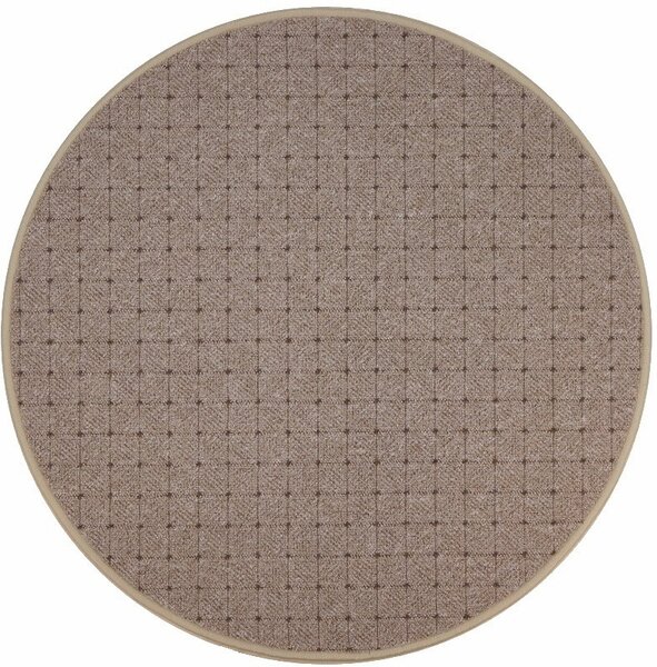 Condor Carpets Kusový koberec Udinese béžový new kruh - 200x200 (priemer) kruh cm