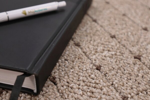 Condor Carpets , Kusový koberec Udinese béžový new kruh, 57x57 (priemer) kruh, béžová, chodba / predsieň