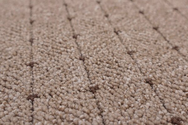 Condor Carpets , Kusový koberec Udinese béžový new kruh, 57x57 (priemer) kruh, béžová, chodba / predsieň