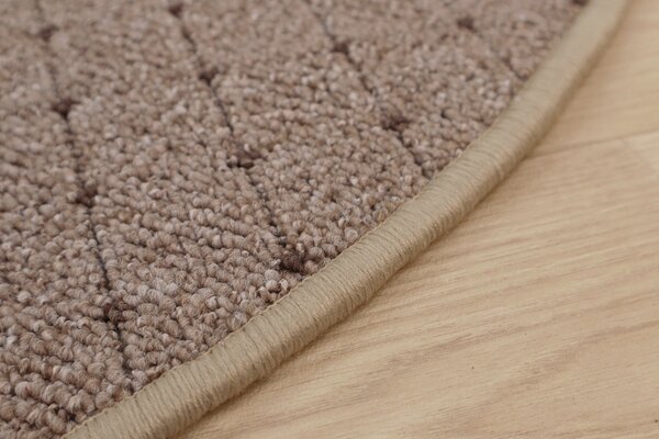 Condor Carpets , Kusový koberec Udinese béžový new kruh, 57x57 (priemer) kruh, béžová, chodba / predsieň