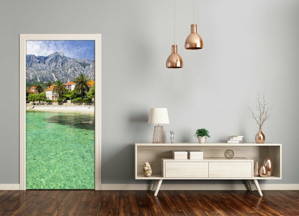 Fototapeta na dvere pláž Chorvátsko 95x205 cm