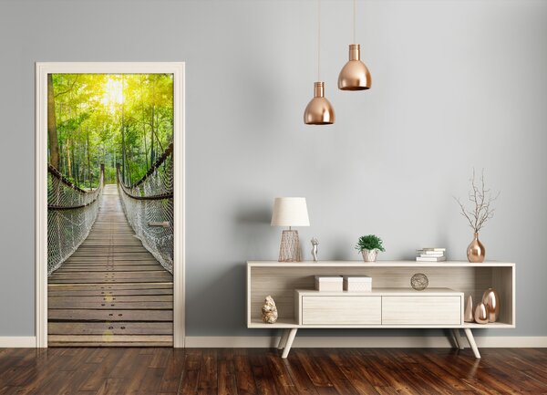 Fototapeta na dvere visiaci most 95x205 cm