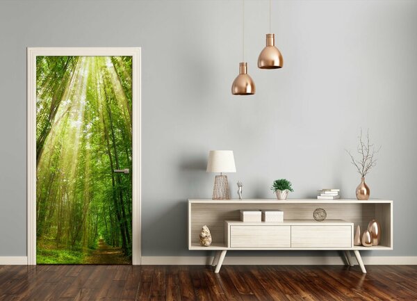 Fototapeta na dvere chodník v lese 95x205 cm