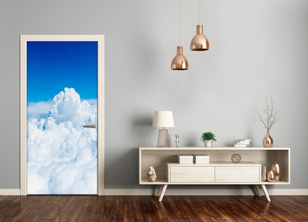 Fototapeta na dvere let nad oblaky 85x205 cm