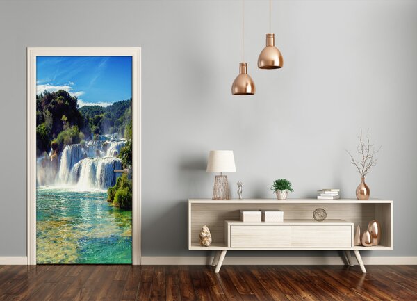 Fototapeta na dvere vodopád Krka 85x205 cm