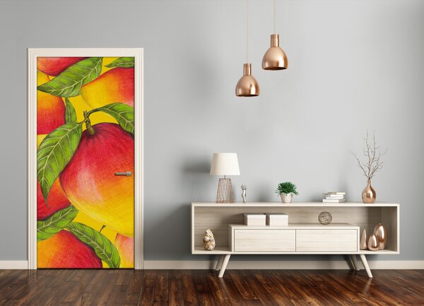 Fototapeta na dvere do domu samolepiace mango 75x205 cm