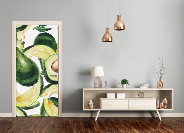 Fototapeta na dvere do domu samolepiace avokado 75x205 cm