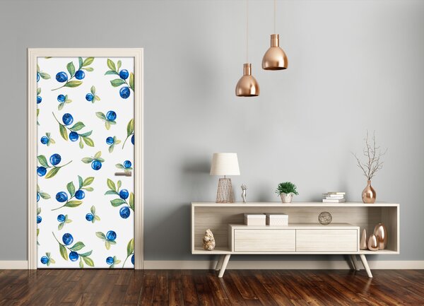Fototapeta na dvere do domu samolepiace jahody 85x205 cm