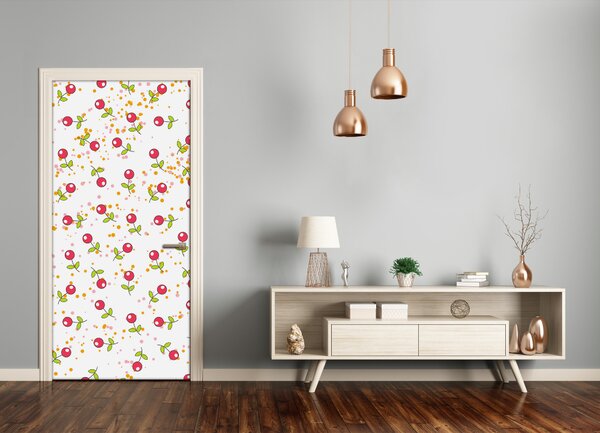 Fototapeta na dvere do domu samolepiace višne 75x205 cm