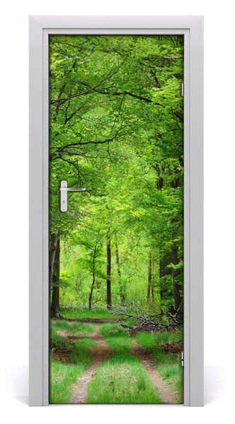 Fototapeta na dvere samolepiace zelený les 75x205 cm